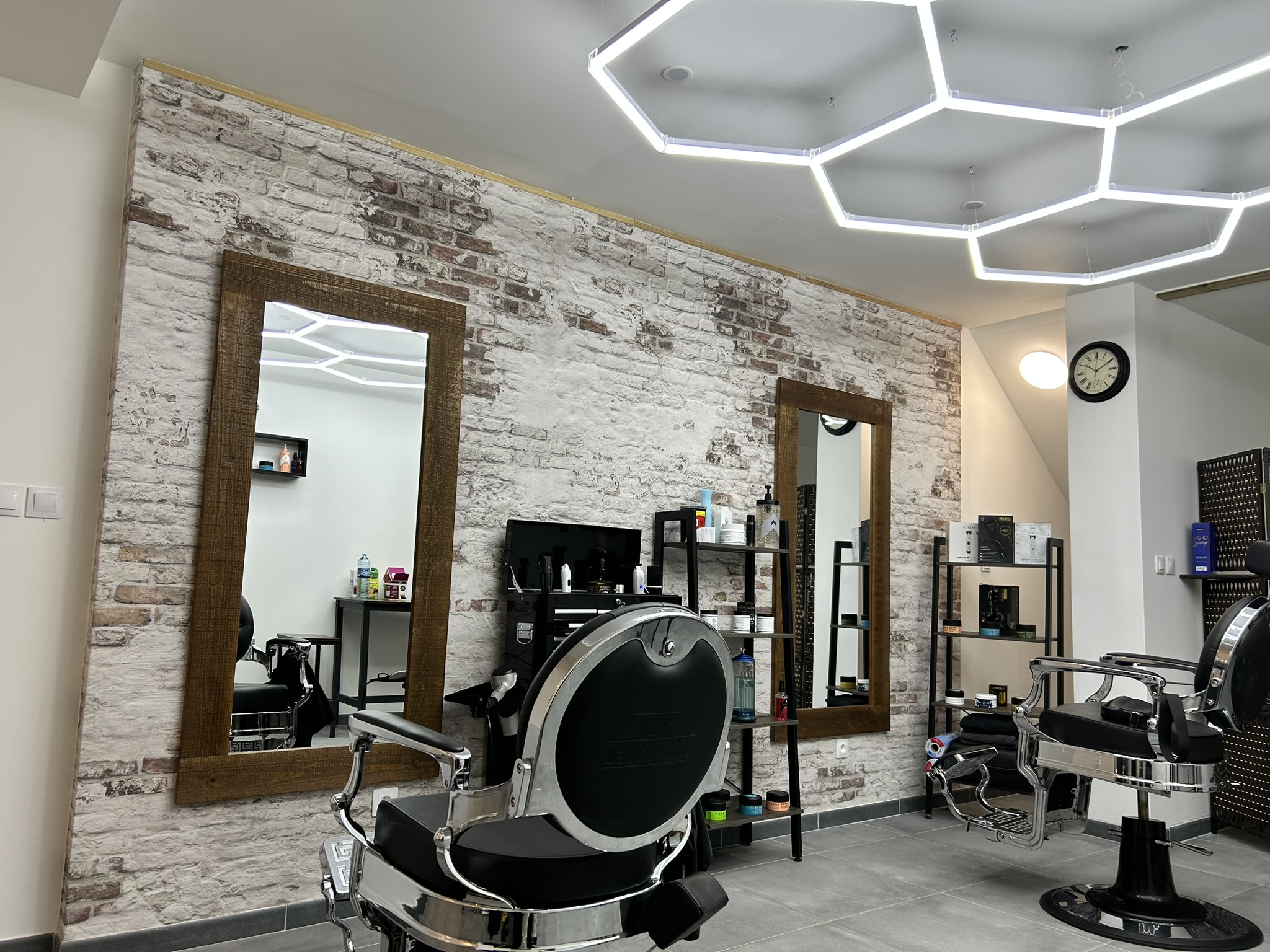 Barber shop background