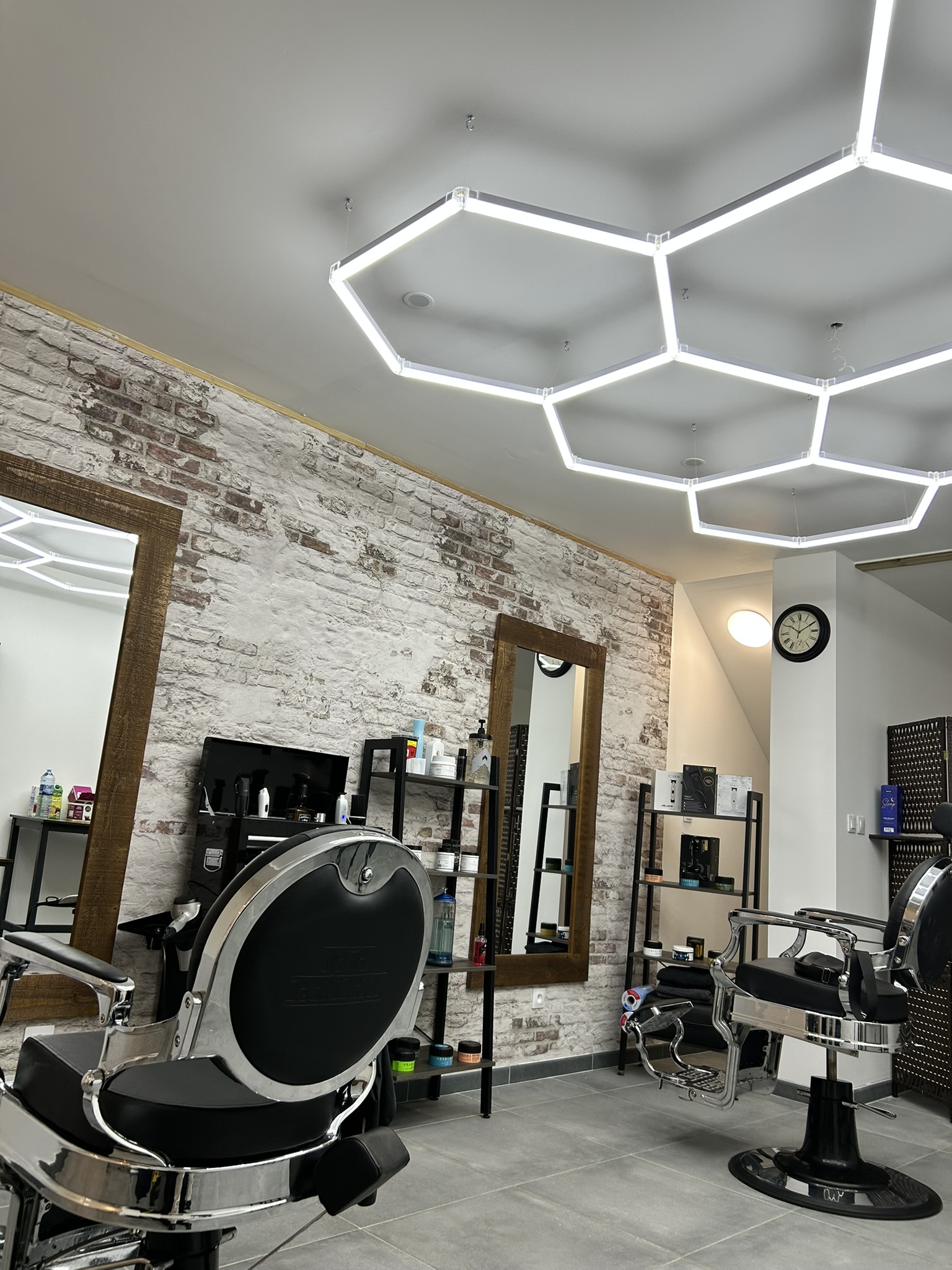 Intérieur Barber c l'hair